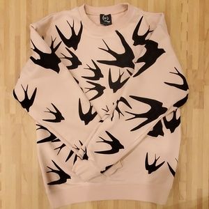Alexander McQueen MCQ swallow sweatshirt xs